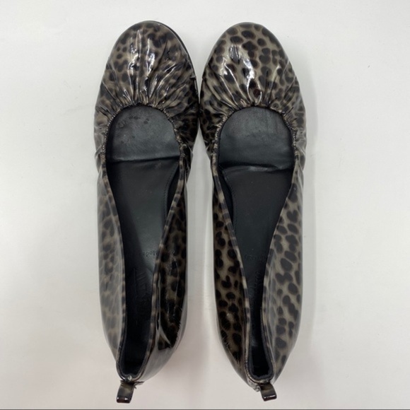 J Crew Animal Print Leopard Flats Size 8.5 - Picture 2 of 8